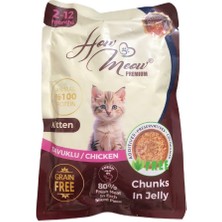 How Meow Kitten Kedi Islak Mama 85 gr