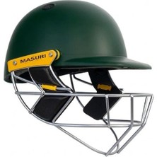 Gümrük Bey Masuri T-Line Plus Titanium Kriket Kaskı – Profesyonel, Hafif ve Güvenli - Yeşil