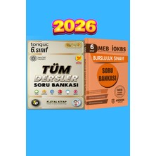 Tonguç Akademi 6. Sınıf Tüm Dersler Soru Bankası + Bursluluk Soru Bankası