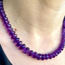 Doğaltaş Ametist Kolye