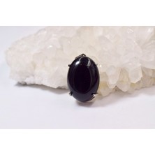 Doğaltaş Oniks Gümüş Kolye