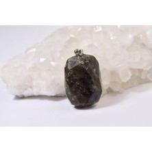 Doğaltaş Labradorit Kolye