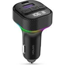 Genax Bluetooth Kontrollü Araç Fm Transmitter