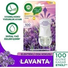 Air Wick Elektrikli Oda Kokusu Yedek Şişe Lavanta 100 Gün Etkili Şeffaf Koku