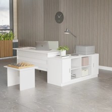 Bega Abf Ofis Büro Masa Takımı 3 Renk Beyaz BEG10-W