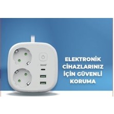 Bood Uk-18 Akım Korumalı Uzatma Kablosu