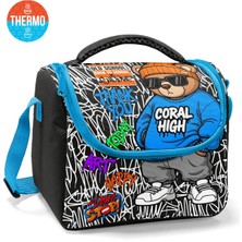 Coral High Kids Grafiti Ayıcık Desenli Thermo Beslenme Çantası 37150