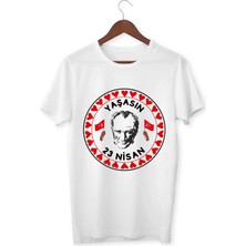 Alpşan Ticaret 23 Nisan Çocuk Bayramı Baskılı Çocuk Tişört 23 Nisan T-Shirt