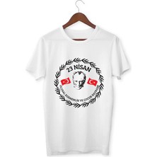 Alpşan Ticaret 23 Nisan Çocuk Bayramı Baskılı Çocuk Tişört 23 Nisan T-Shirt