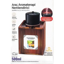 Mo Dou Araç Içi Aromaterapi Nemlendirici 500ML Rgb Işıklı Ultrasonik Difüzör Koku Makinesi Oto Hava Nemlendirici