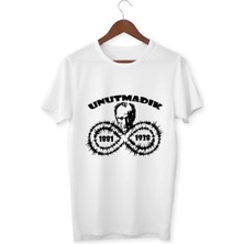 Alpşan Ticaret 10 Kasım Atatürk Baskılı Tişört Unutmadık 1938 Atatürk 10 Kasım T-Shirt