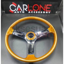 Carlone Personel Ahşap Vintage Retro 38CM Direksiyon- Etiketçilere Özel Şık Ahşap Direksiyon