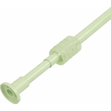 Banio Home - Yeşil Düz Ayarlanabilir Banyo Duş Perde Borusu (110 CM-200 Cm)