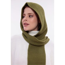 Saint Majesta Kadın Balaclava Kapüşonlu Yumuşak Atkı Şal Kışlık