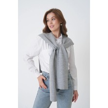 Saint Majesta %100 Akrilik Triko Omuz Şalı Kadın Ofis Günlük Moda Atkı- SM2026