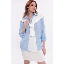 Saint Majesta %100 Akrilik Triko Omuz Şalı Kadın Ofis Günlük Moda Atkı- SM2026