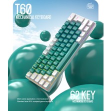 Sarftech Ziyoulang T60 Mini Rgb 62 Tuş Mekanik Blue Switch Gaming Oyuncu Klavyesi