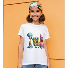 Alpşan Ticaret Sünger Bob Çocuk Tişört Süngerbob Çocuk Yetişkin T-Shirt