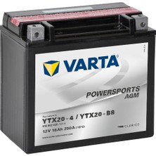 YTX20 - BS Varta (TX20-BS) 12V 18AH AGM Motosiklet Aküsü