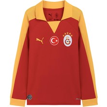 P788197 Puma Gs Galatasaray Retro Uzun Kollu &amp;ccedil;ocuk Forma Kırmızı