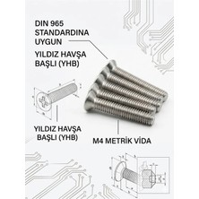 Cıvata Deposu Dın 965 M4X90 Yhb Metrik Vida