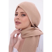 Saint Majesta Kadın Balaclava Kapüşonlu Yumuşak Atkı Şal Kışlık