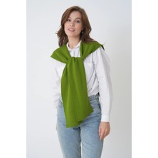 Saint Majesta %100 Akrilik Triko Omuz Şalı Kadın Ofis Günlük Moda Atkı- SM2026