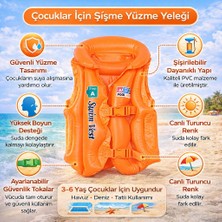 Nunu Çocuk Can Yeleği 3-6 Yaş – 50X47 cm Şişme Yüzme Yeleği Deniz ve Havuz