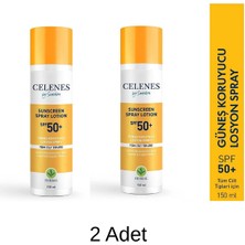 Celenes By Sweden By Sweden Herbal Güneş Koruyucu Losyon Spray 50 Spf- 2 Adet