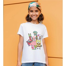 Alpşan Ticaret Sünger Bob Çocuk Tişört Süngerbob Çocuk Yetişkin T-Shirt