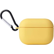 Gaappy Clear Serisi Apple Airpods Pro 1.nesil Sarı Airpods Kılıf