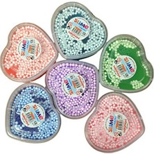 Shoplandu 4 Adet Kalp Kutulu Slaym - Ele Yapışmayan Köpüklü Slaym Seti 4X200 gr Ce Belgeli