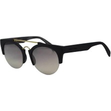 Italia Independent Italıa Independent 921 53 009 Bbt Sıyah Yuvarlak Unısex Gri Güneş Gözlüğü