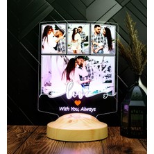 Fotoğraflı Love LED Lamba – Eşe & Sevgiliye Anlamlı 14 Şubat Hediyesi
