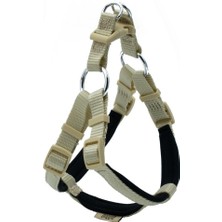 Doggie Dokuma Köpek Göğüs Tasması Medium 2X55-65 cm Koyu Haki