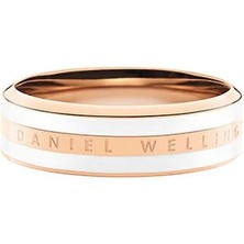 Daniel Wellington Emalie Ring Satin White Rose Gold