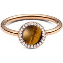 Daniel Wellington Audrey Ring Tiger Eye Rose Gold