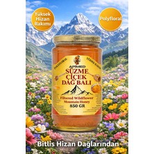 Apimed Süzme Çiçek Dağ Balı 850 gr | Bitlis Hizan Yüksek Rakım Polyfloral