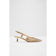 Aldo Elegant Ayakkabı Orta Boy Topuklu - Sarı