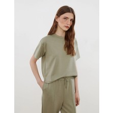 Lc Waikiki Yeni Sezon Bisiklet Yaka Kadın Tişört