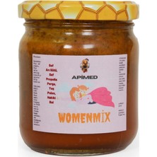 Apimed Arı Sütü Karışımı Arı Sütü+Arı Ekmeği+Propolis+Yaş Polen+Bal Womenmix Tahta Kaşık Hediyeli