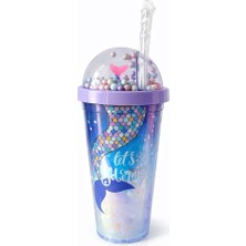 Brumoon Lets Be Mermaid Pipetli Bardak Mor