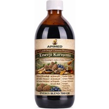 Apimed Enerji Karışımı 700 gr | Doğal Pekmez Karışımı, Propolisli Bitkisel Destek