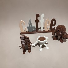 Coffee Serisi – Dekoratif 3D Tasarım Figür Seti