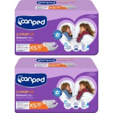 Canped Belbantlı Extra Küçük Hasta Bezi 30 lu x 2 Adet
