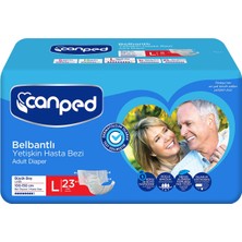 Canped Belbantlı Hasta Bezi Büyük Boy Large 23 Adet