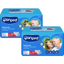 Canped Belbantlı Hasta Bezi Büyük Boy Large 46 Adet