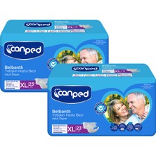 Canped Belbantlı Hasta Bezi Extra Büyük Boy Large 46 Adet
