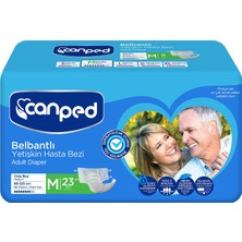Canped Belbantlı Hasta Bezi Orta Boy 23 Adet