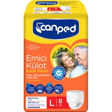 Canped Emici Külot 8 Adet Large Büyük Hasta Bezi